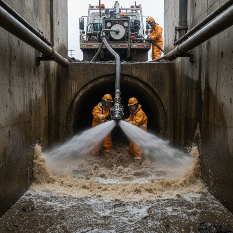 Sewer Line Clearing in North Charleston, SC