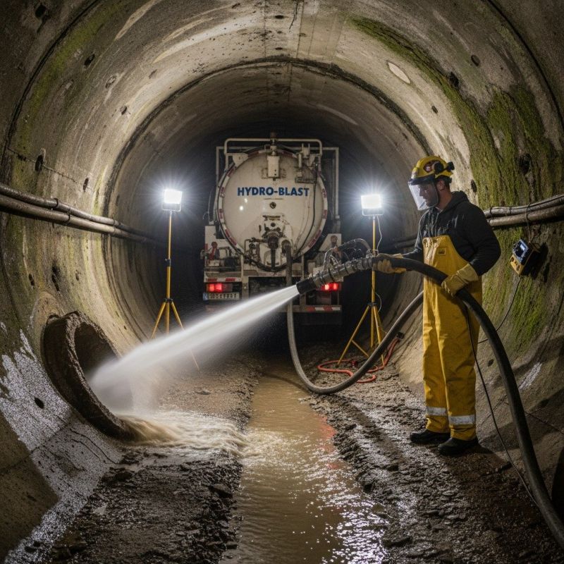 Sewer Line Clearing in Katy, TX