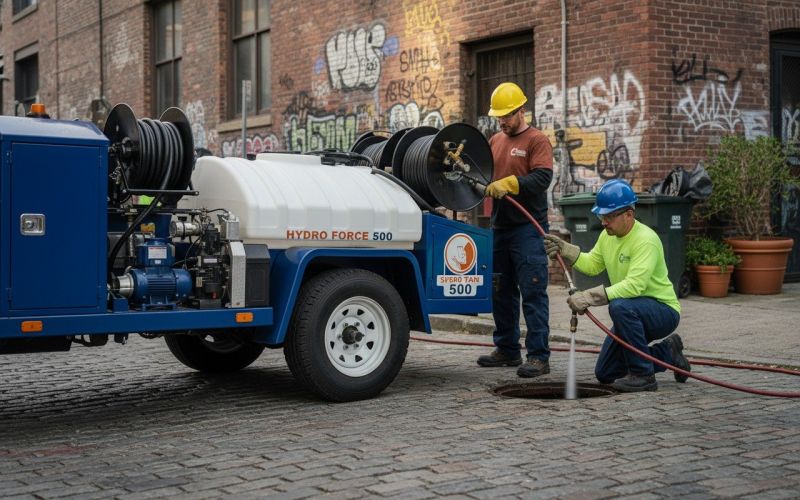 Sewer Line Hydrojetting